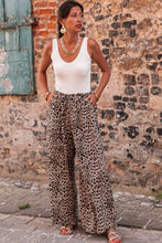 Load image into Gallery viewer, CGB Leopard Wide Leg Pants
