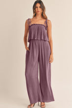 Load image into Gallery viewer, CGB Purple Wide Leg Jumpsuit

