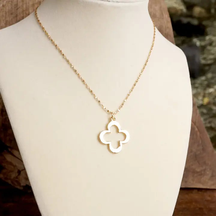 RC Gold Clover Necklace