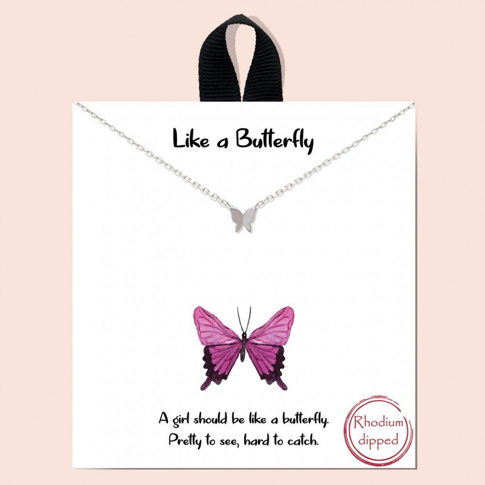 CGB Like A Butterfly Necklace