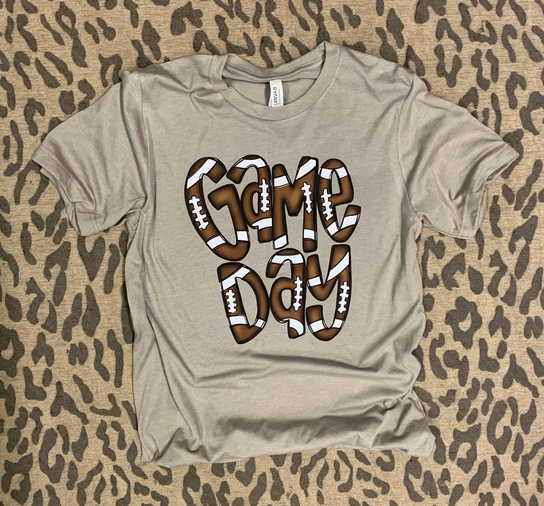 CGB Game Day Football Tee