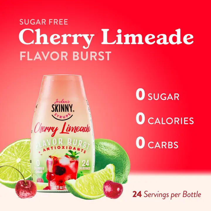 CGB Skinny Syrup Cherry Limeade Flavor Burst