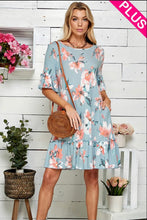 Load image into Gallery viewer, RBB Ruffle Sleeve Dress

