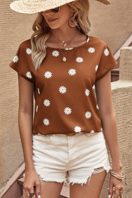 NF Chestnut Daisy Top