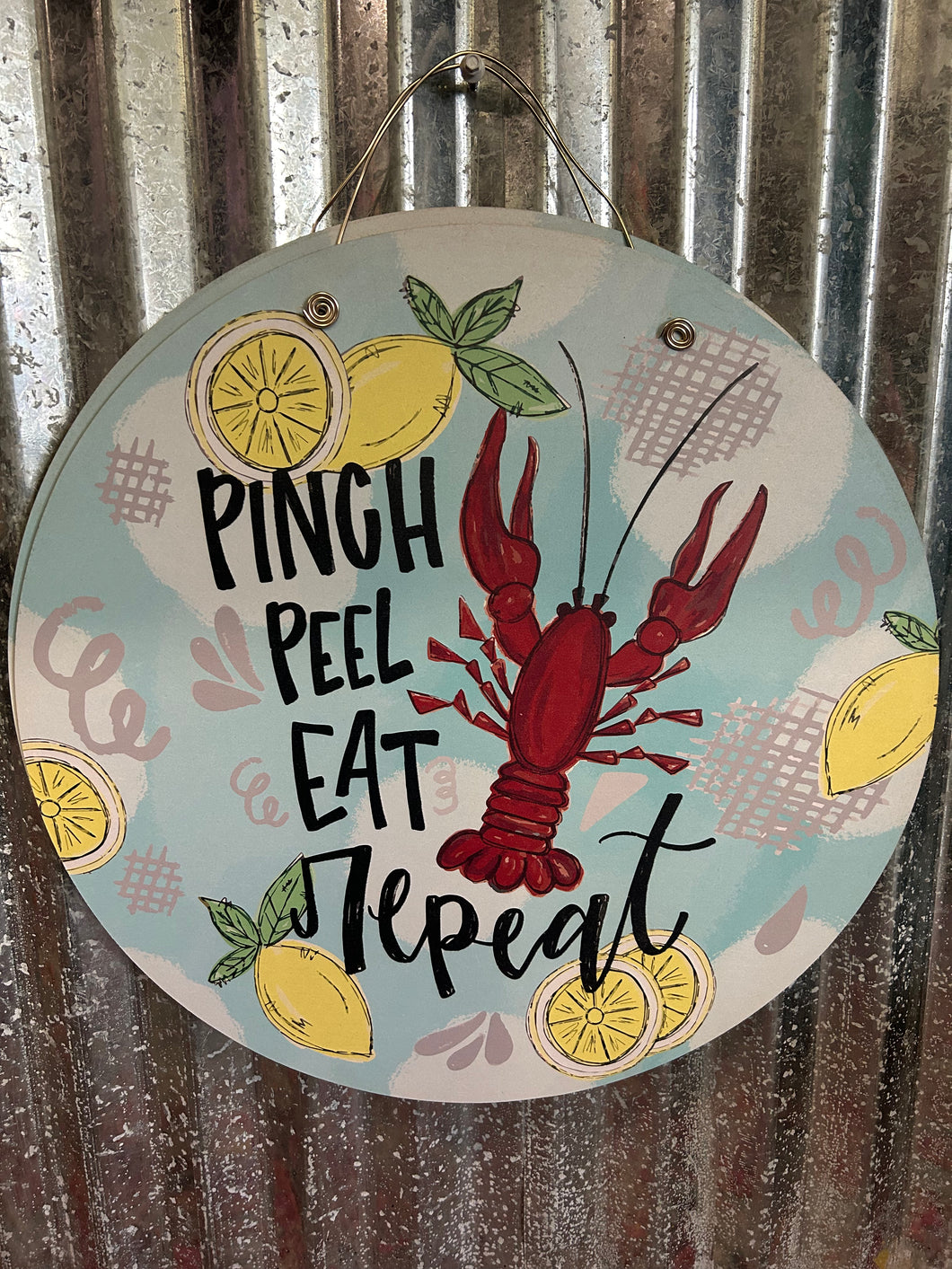 NF Crawfish Door Hanger