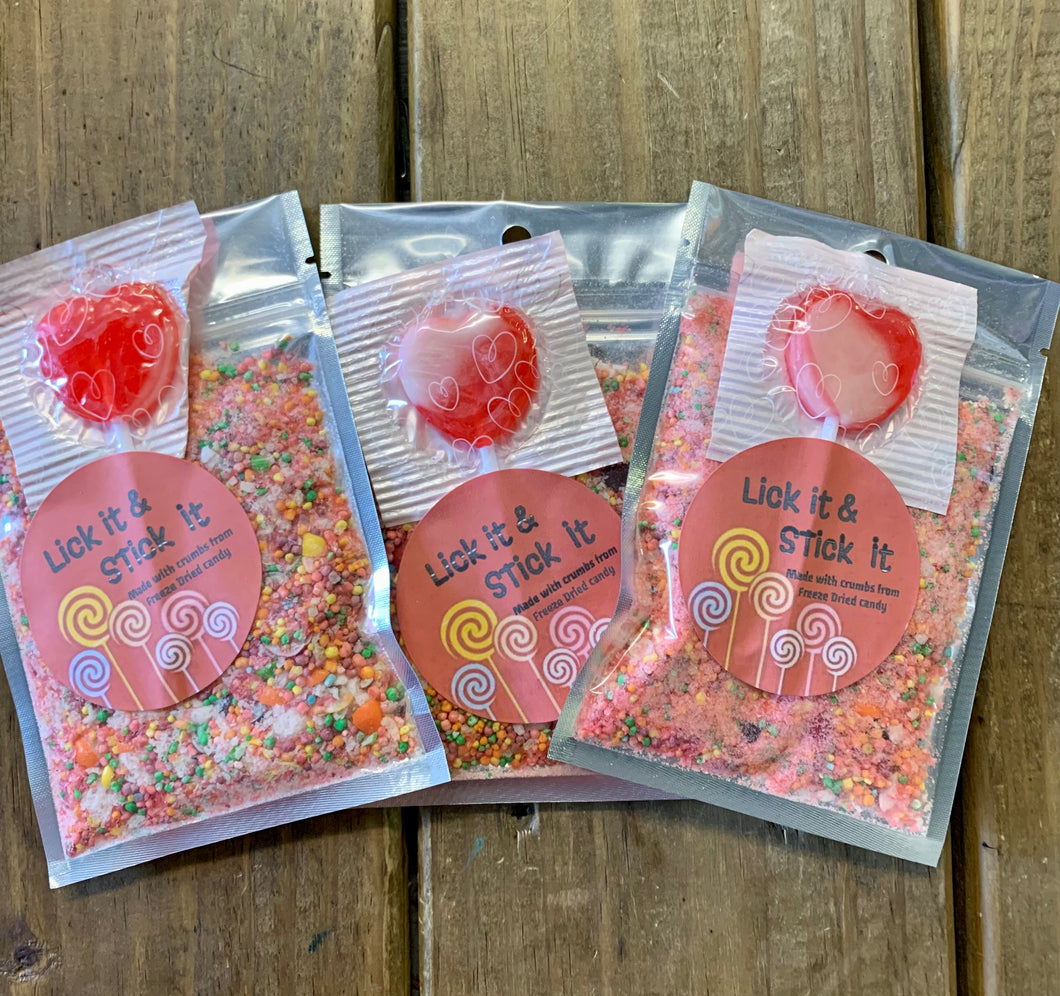 CGB  Freeze Dried Candy Dust with Sucker