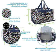 Load image into Gallery viewer, CGB Colorful Leopard Weekend Bag
