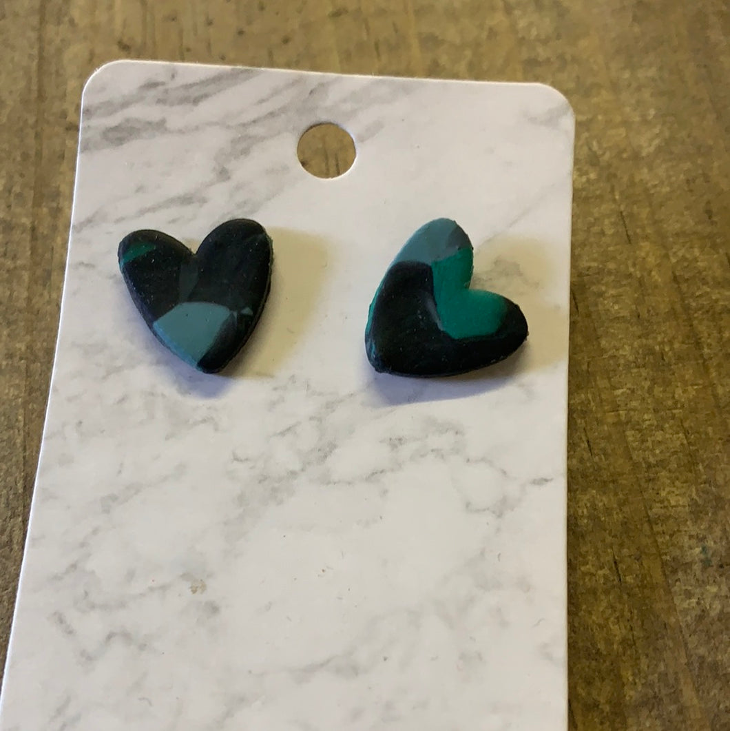 FG Small Heart earrings